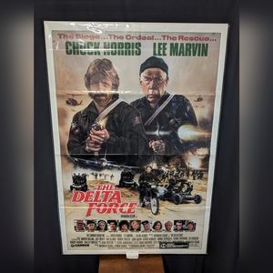 Chuck Norris Delta Force 1 and 2 One Sheet Movie Posters
